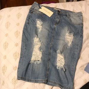 Jean skirt